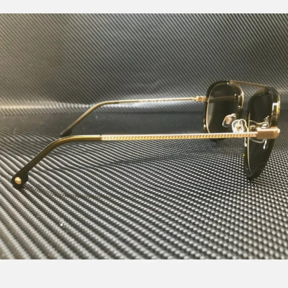 Versace Gold Mirror Gold Lens Men Sunglasses 56mm